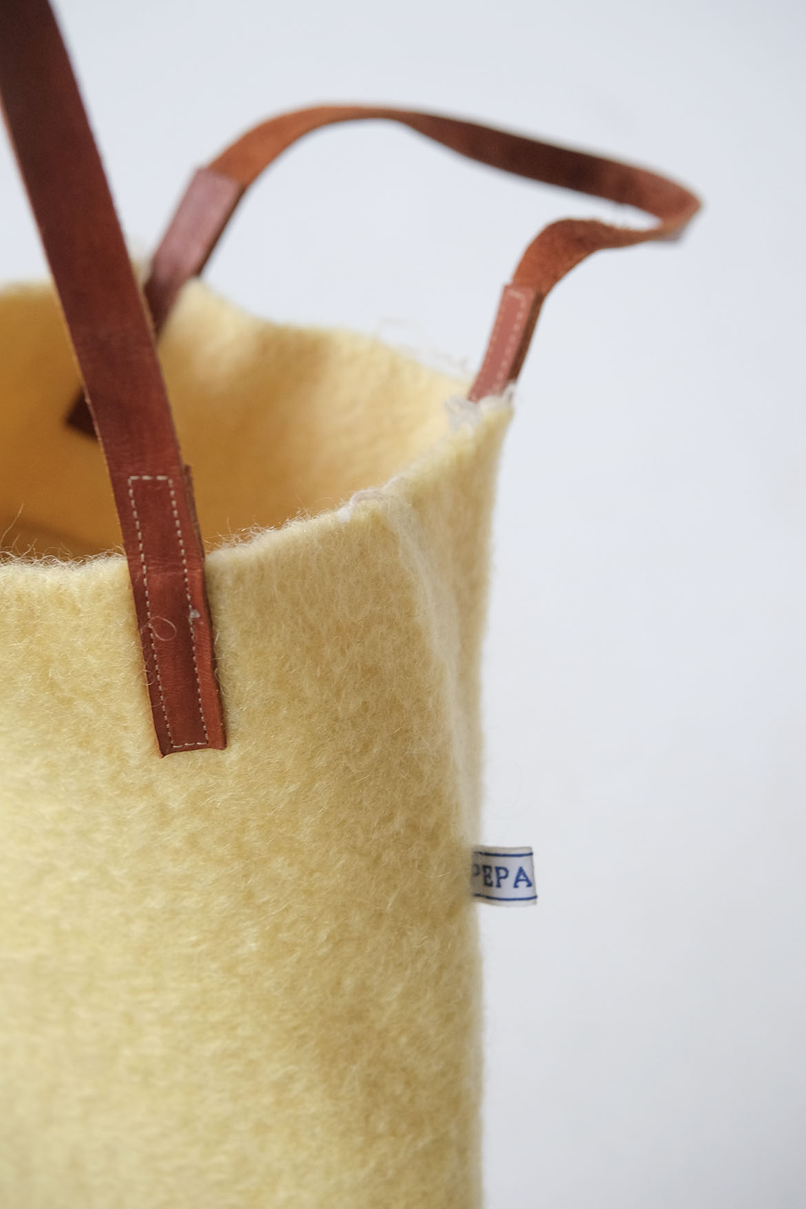 Soft Mini Shopper Bag Yellow