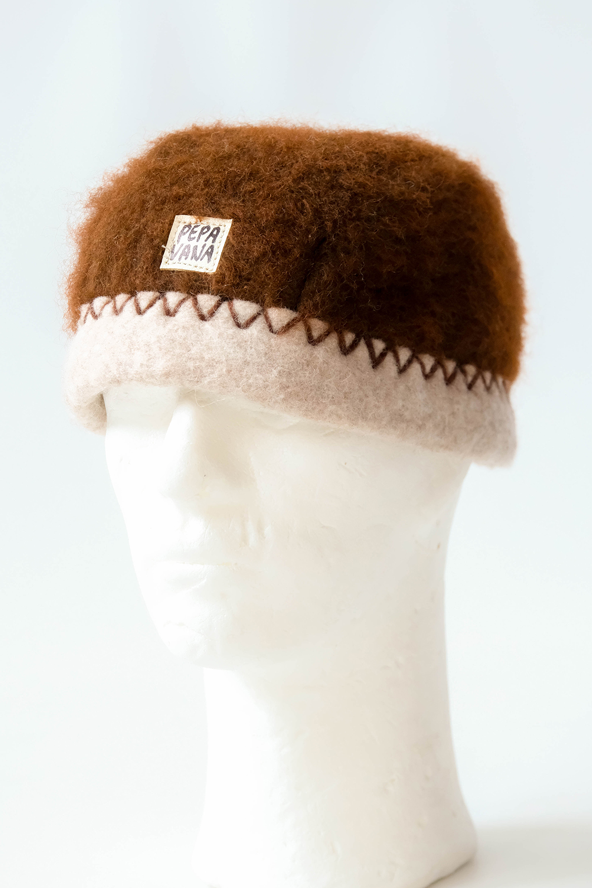 Dock Worker Beanie | Brown & Hairy